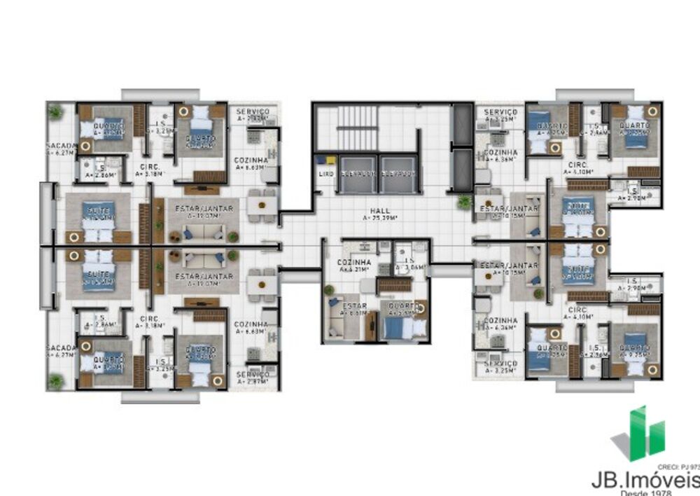 Apartamento, 3 quartos, 72 m² - Foto 12