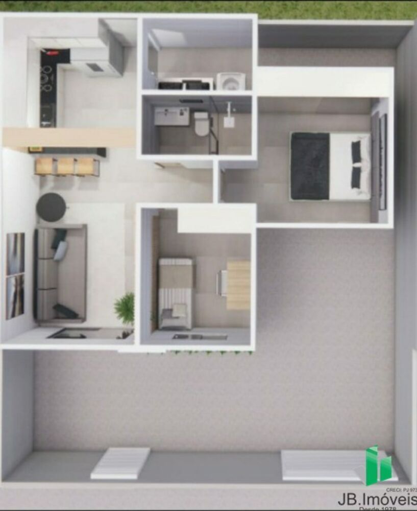 Casa, 2 quartos - Foto 2