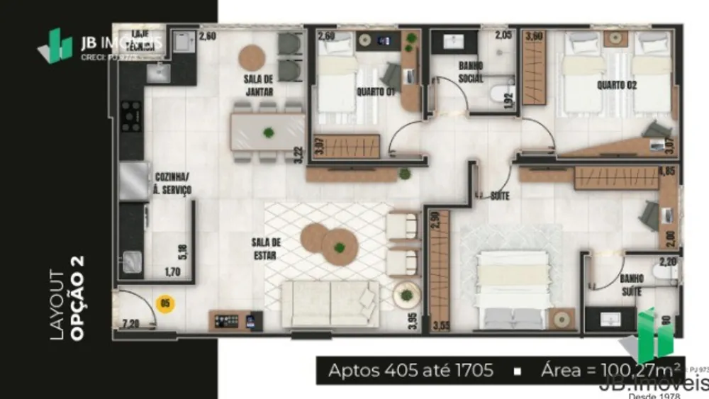 Apartamento, 3 quartos, 100 m² - Foto 15