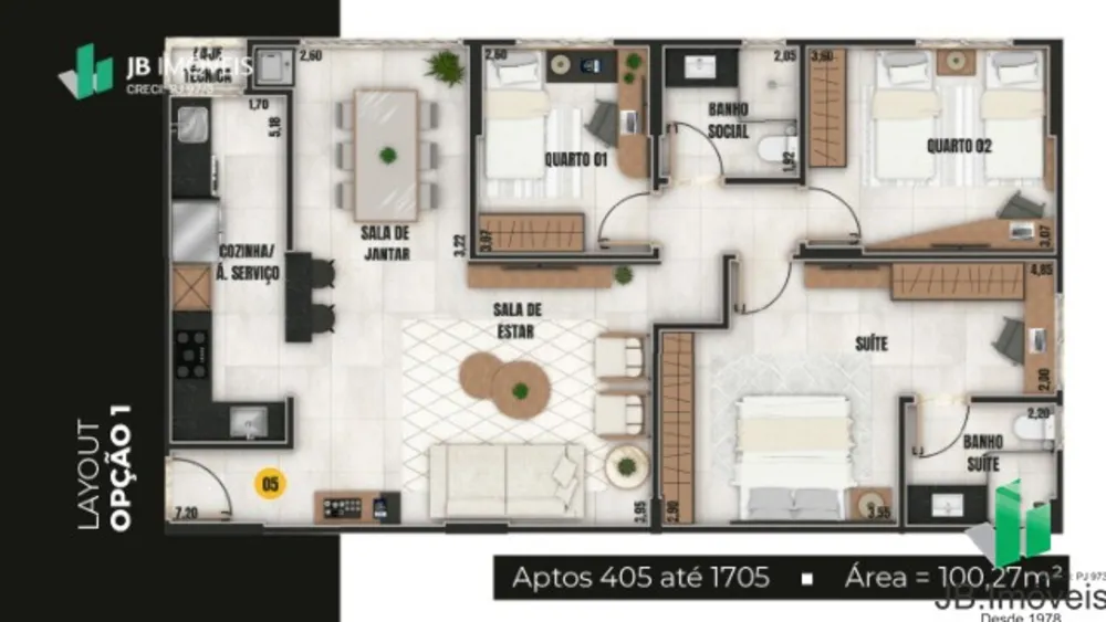 Apartamento, 3 quartos, 100 m² - Foto 14