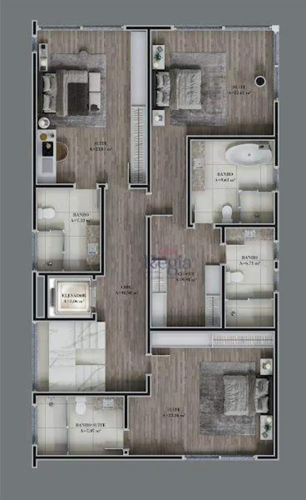 Casa de Condomínio, 4 quartos - Foto 6
