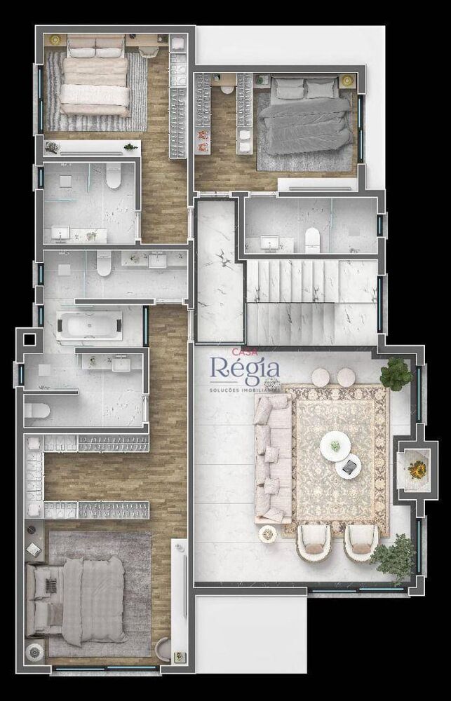 Casa de Condomínio, 4 quartos - Foto 6