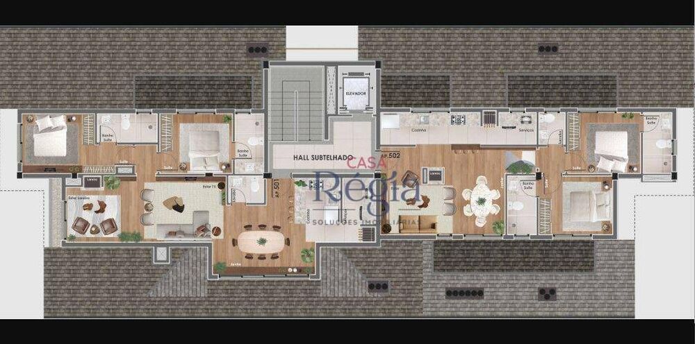 Apartamento, 2 quartos, 64 m² - Foto 2