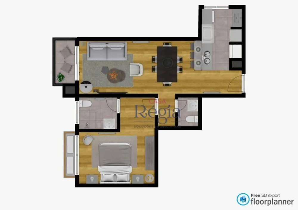Apartamento, 2 quartos, 97 m² - Foto 3