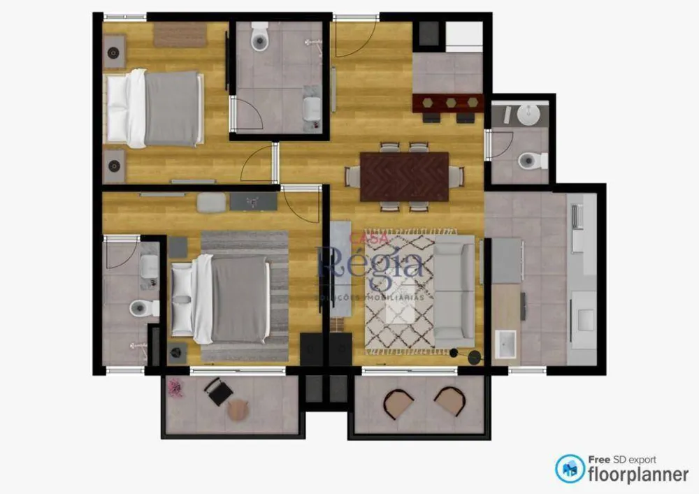 Apartamento, 2 quartos, 97 m² - Foto 5
