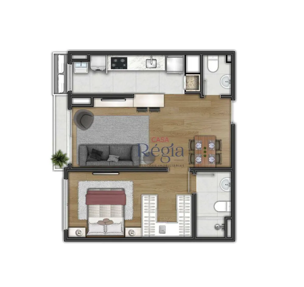 Apartamento, 1 quarto, 49 m² - Foto 13