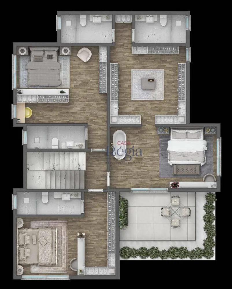 Casa de Condomínio, 5 quartos - Foto 6