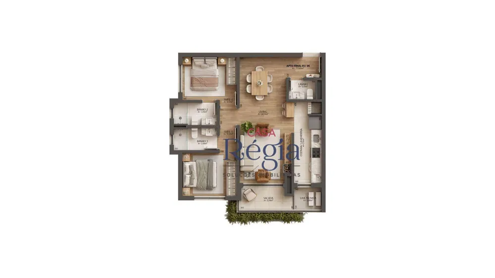 Apartamento, 1 quarto, 70 m² - Foto 11