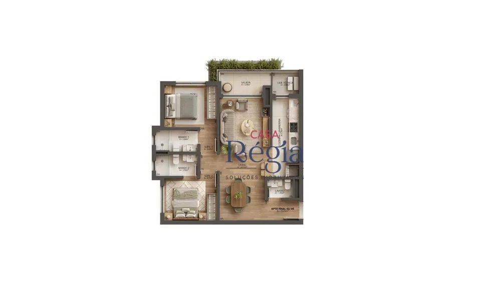 Apartamento, 1 quarto, 70 m² - Foto 12