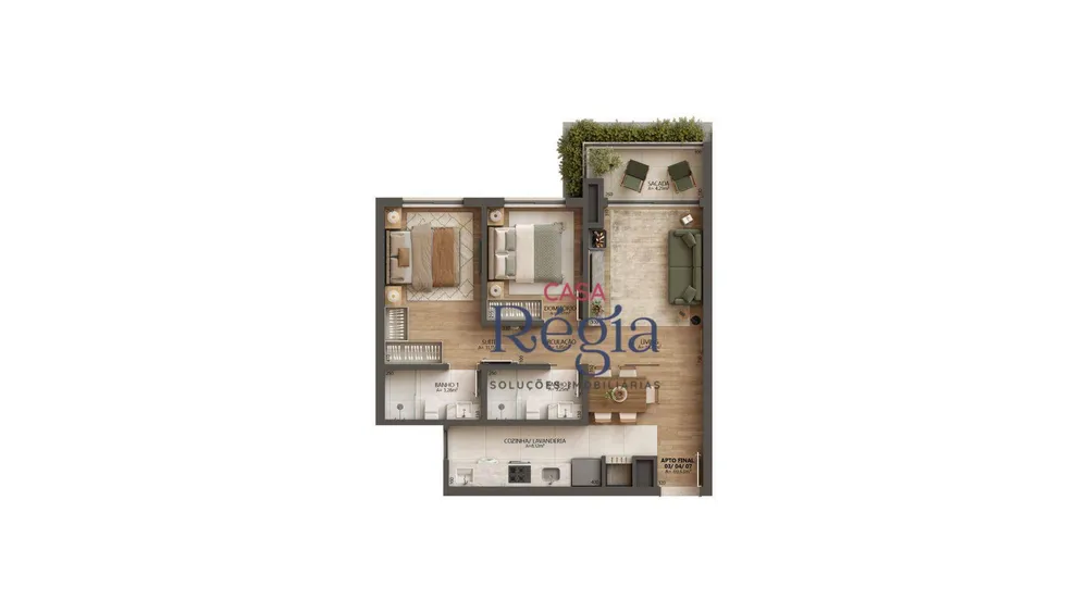Apartamento, 1 quarto, 70 m² - Foto 13