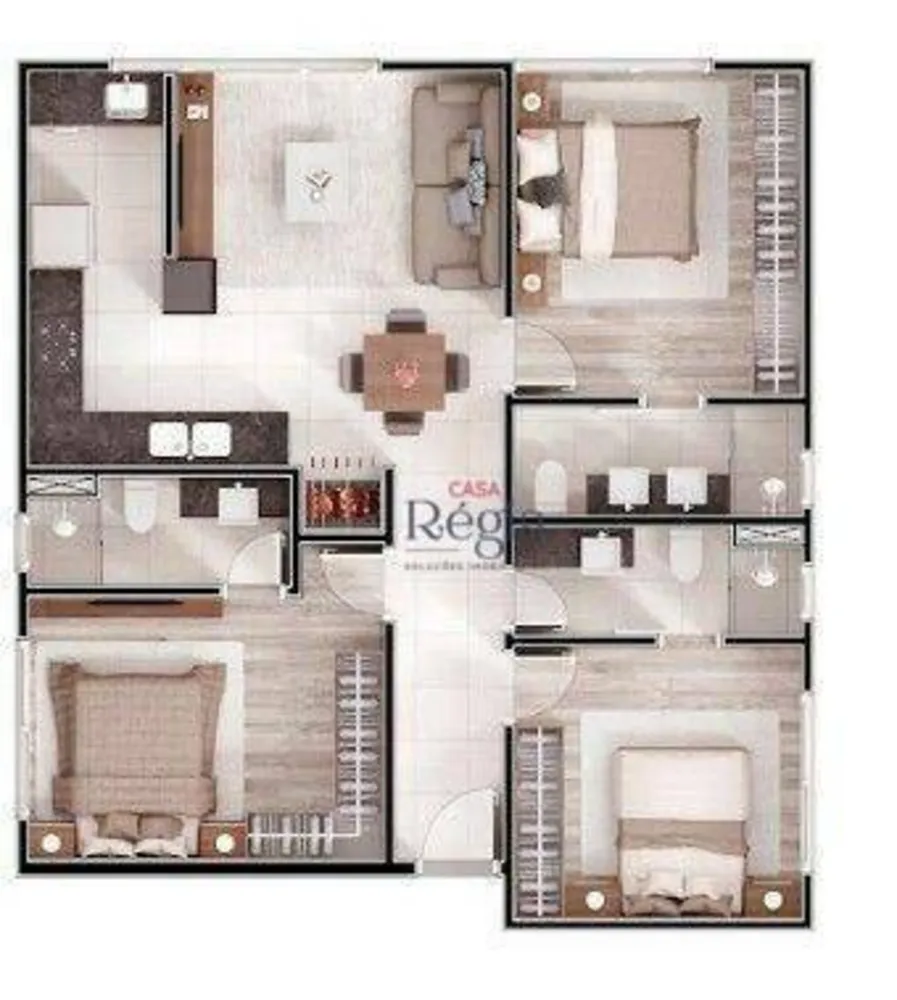 Apartamento, 3 quartos, 81 m² - Foto 7