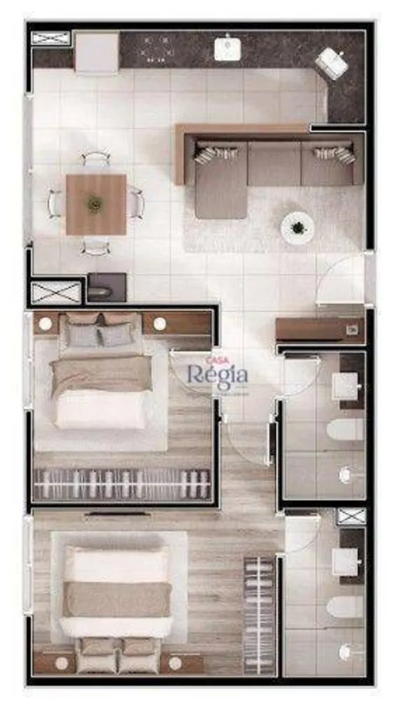 Apartamento, 2 quartos, 62 m² - Foto 5