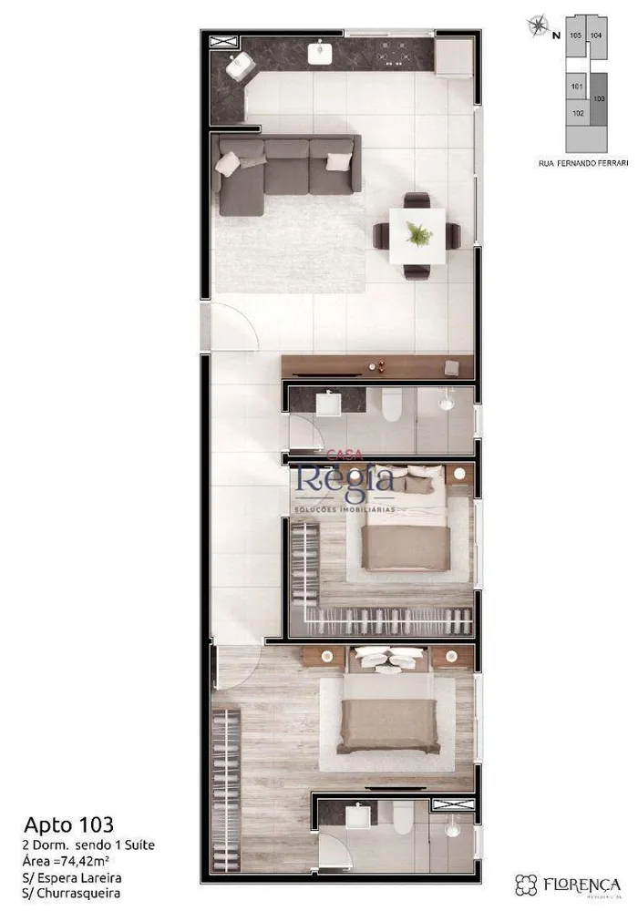 Apartamento, 2 quartos, 62 m² - Foto 8