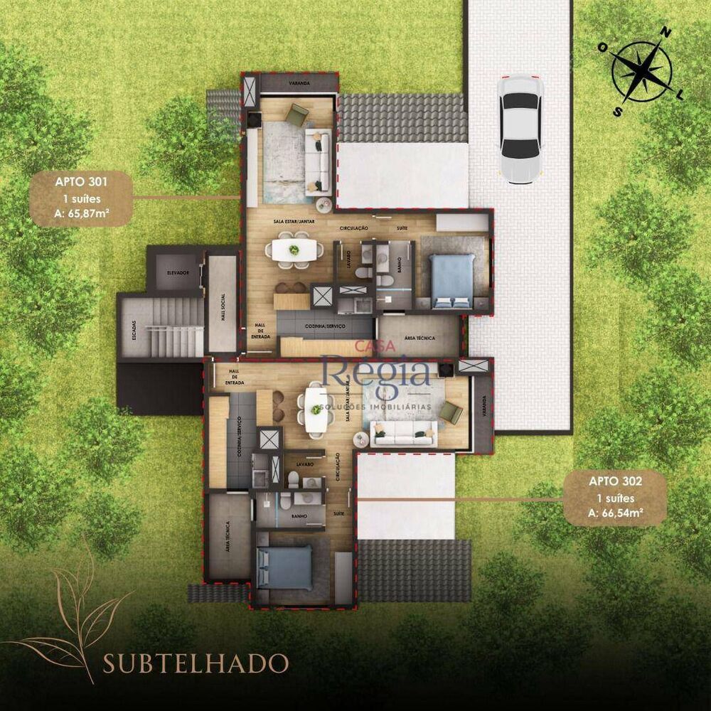 Apartamento, 1 quarto, 66 m² - Foto 4