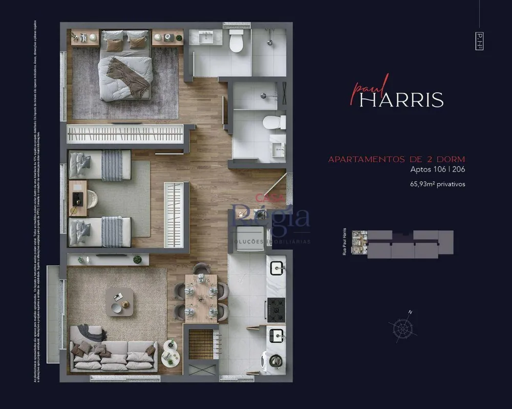 Apartamento, 2 quartos, 65 m² - Foto 25
