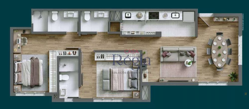 Apartamento à venda com 2 quartos, 91m² - Foto 4