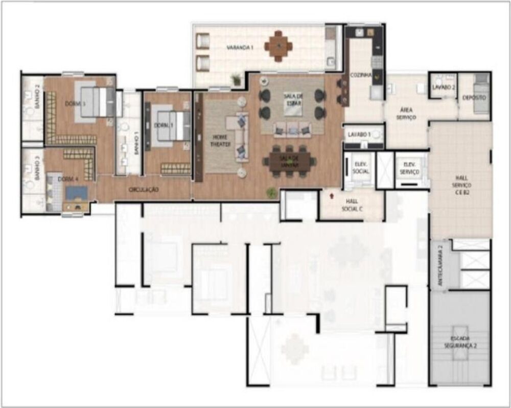 Apartamento, 3 quartos, 130 m² - Foto 5