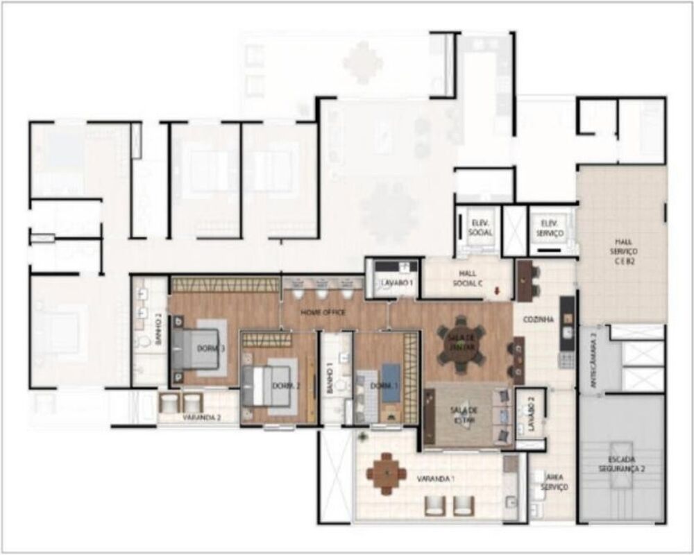 Apartamento, 3 quartos, 130 m² - Foto 4