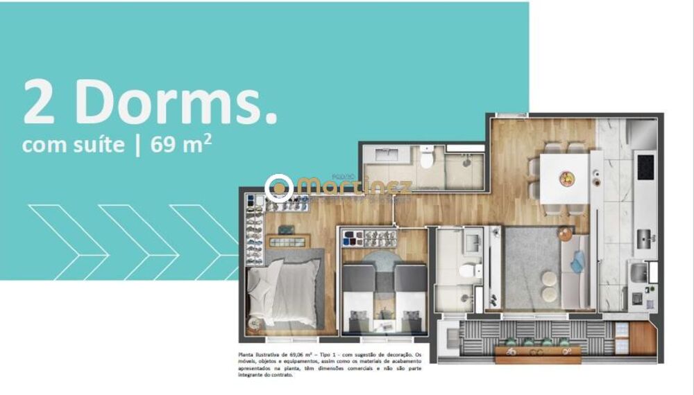 Apartamento, 2 quartos, 56 m² - Foto 14