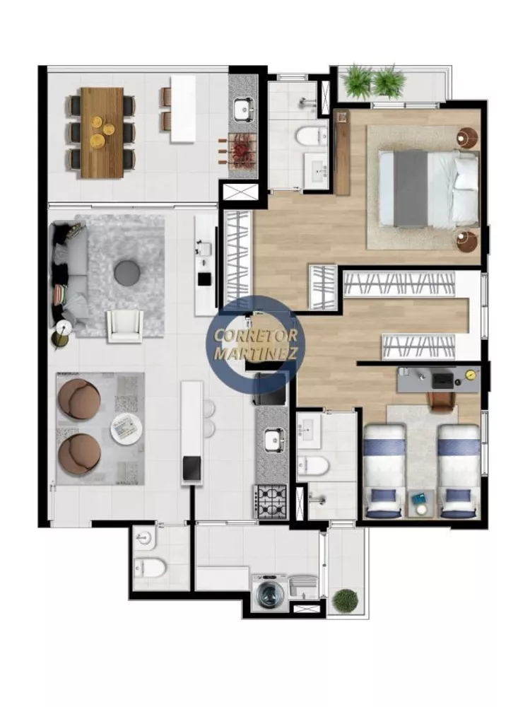 Apartamento à venda com 3 quartos, 98m² - Foto 8