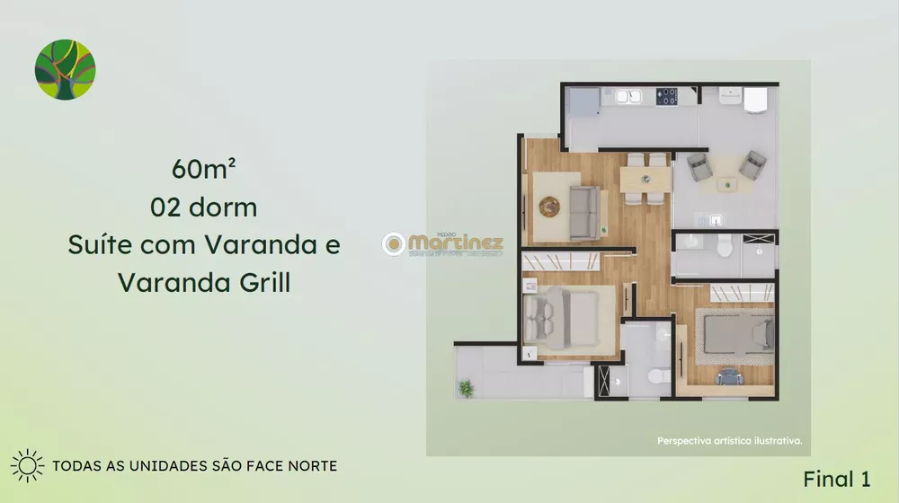 Apartamento, 2 quartos, 59 m² - Foto 11