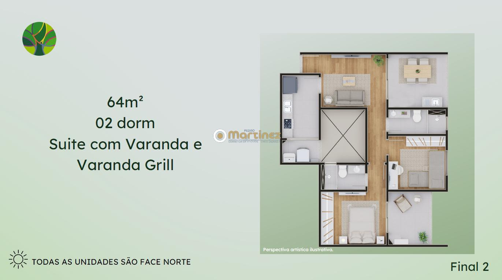 Apartamento, 2 quartos, 59 m² - Foto 12