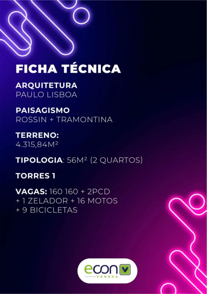 Apartamento, 2 quartos, 56 m² - Foto 1