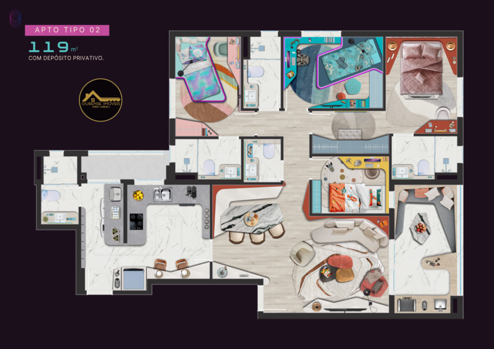 Apartamento, 3 quartos, 95 m² - Foto 34