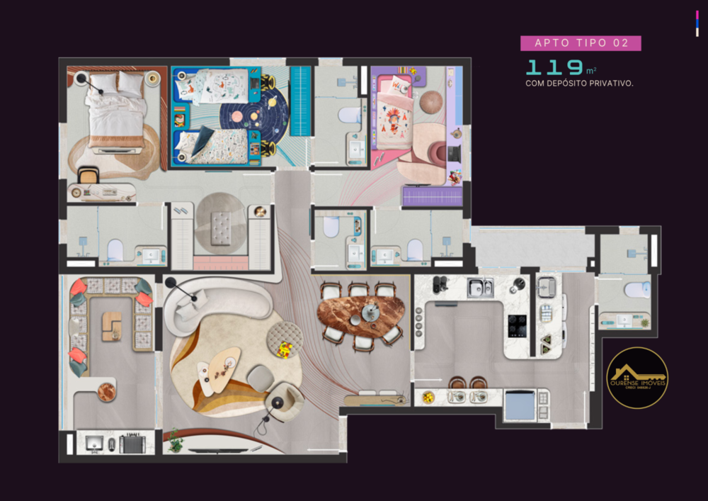 Apartamento, 3 quartos, 95 m² - Foto 14