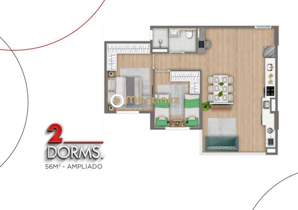 Apartamento, 2 quartos, 58 m² - Foto 4