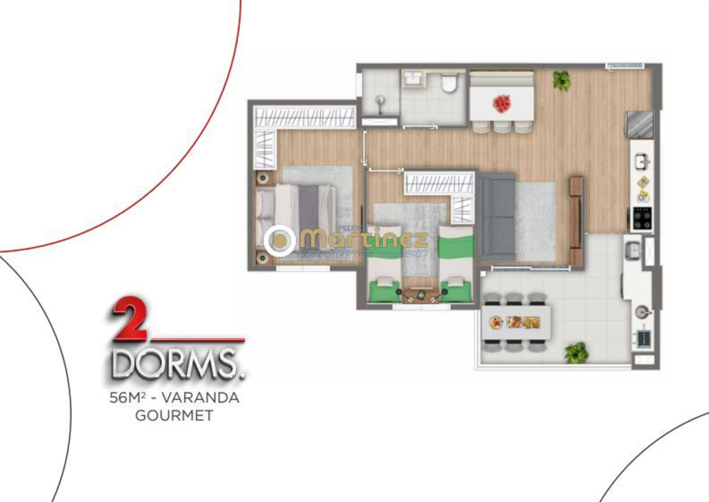 Apartamento, 2 quartos, 58 m² - Foto 10