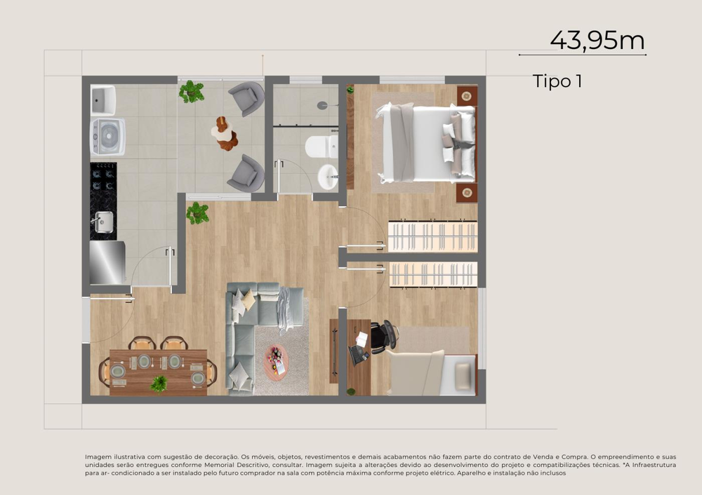 Apartamento, 43 m² - Foto 19