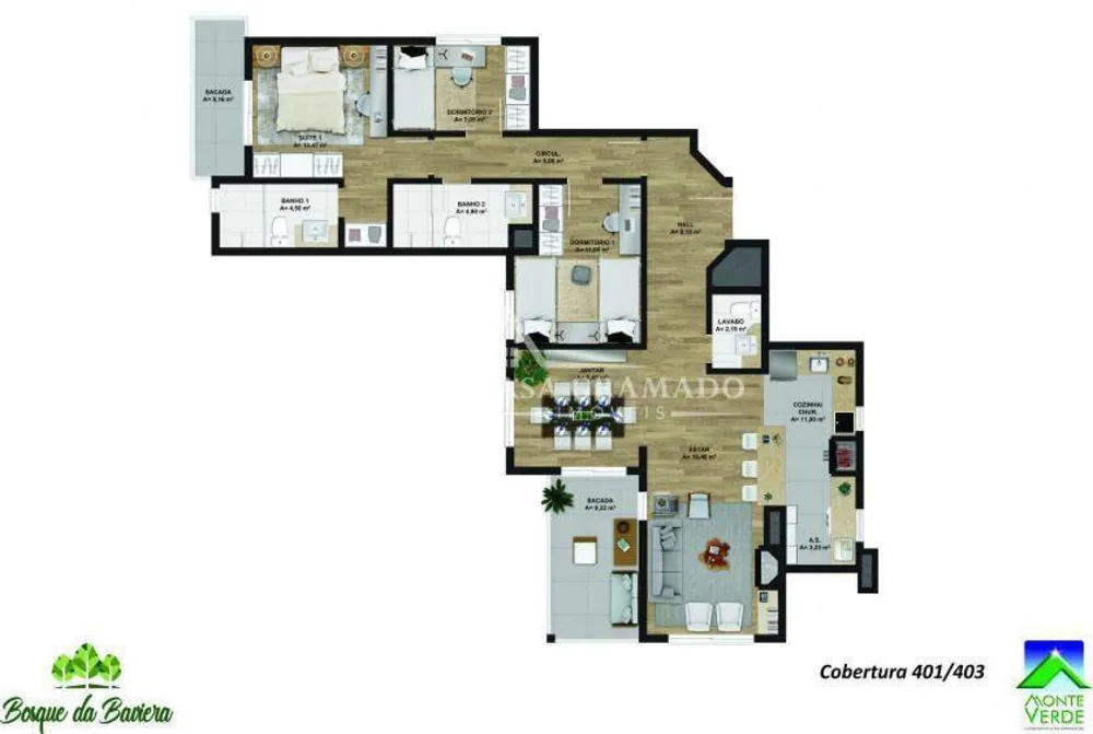 Apartamento, 1 quarto, 77 m² - Foto 15