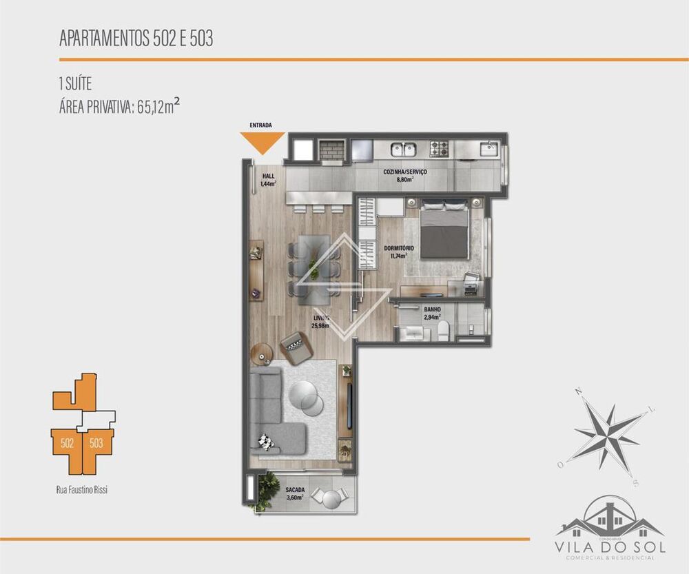 Apartamento, 2 quartos, 92 m² - Foto 2