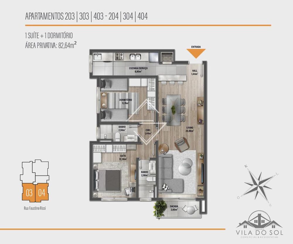 Apartamento, 2 quartos, 92 m² - Foto 12