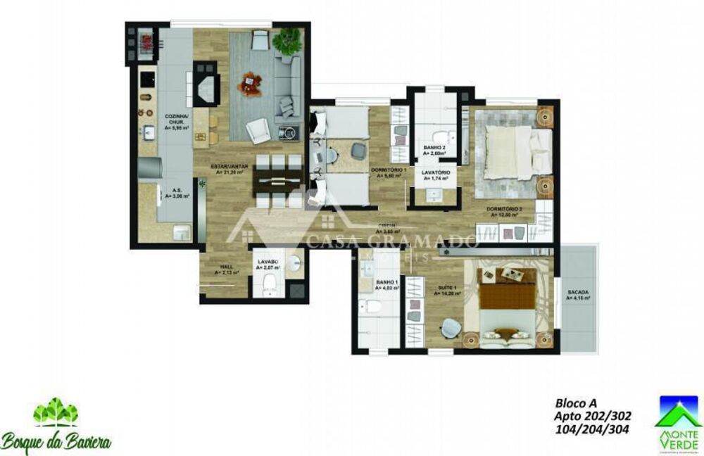 Apartamento, 2 quartos, 121 m² - Foto 5