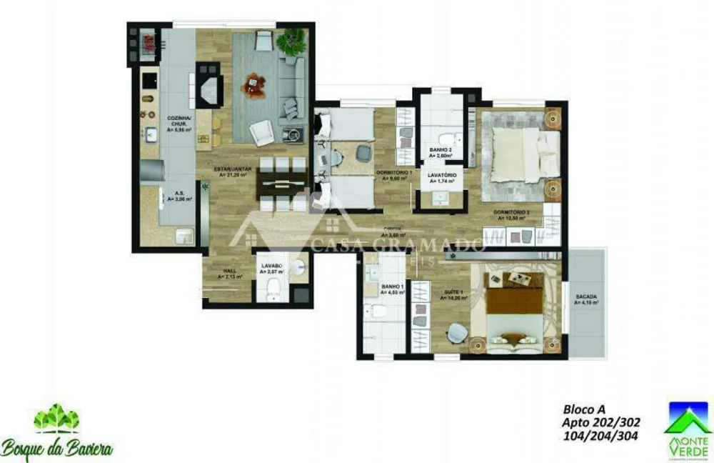 Apartamento, 2 quartos, 121 m² - Foto 33