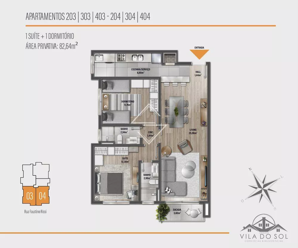 Apartamento, 1 quarto, 65 m² - Foto 4