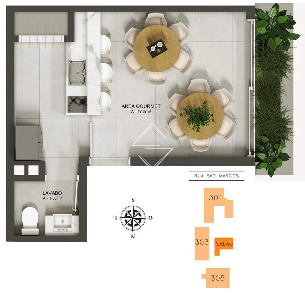 Apartamento, 2 quartos, 76 m² - Foto 16