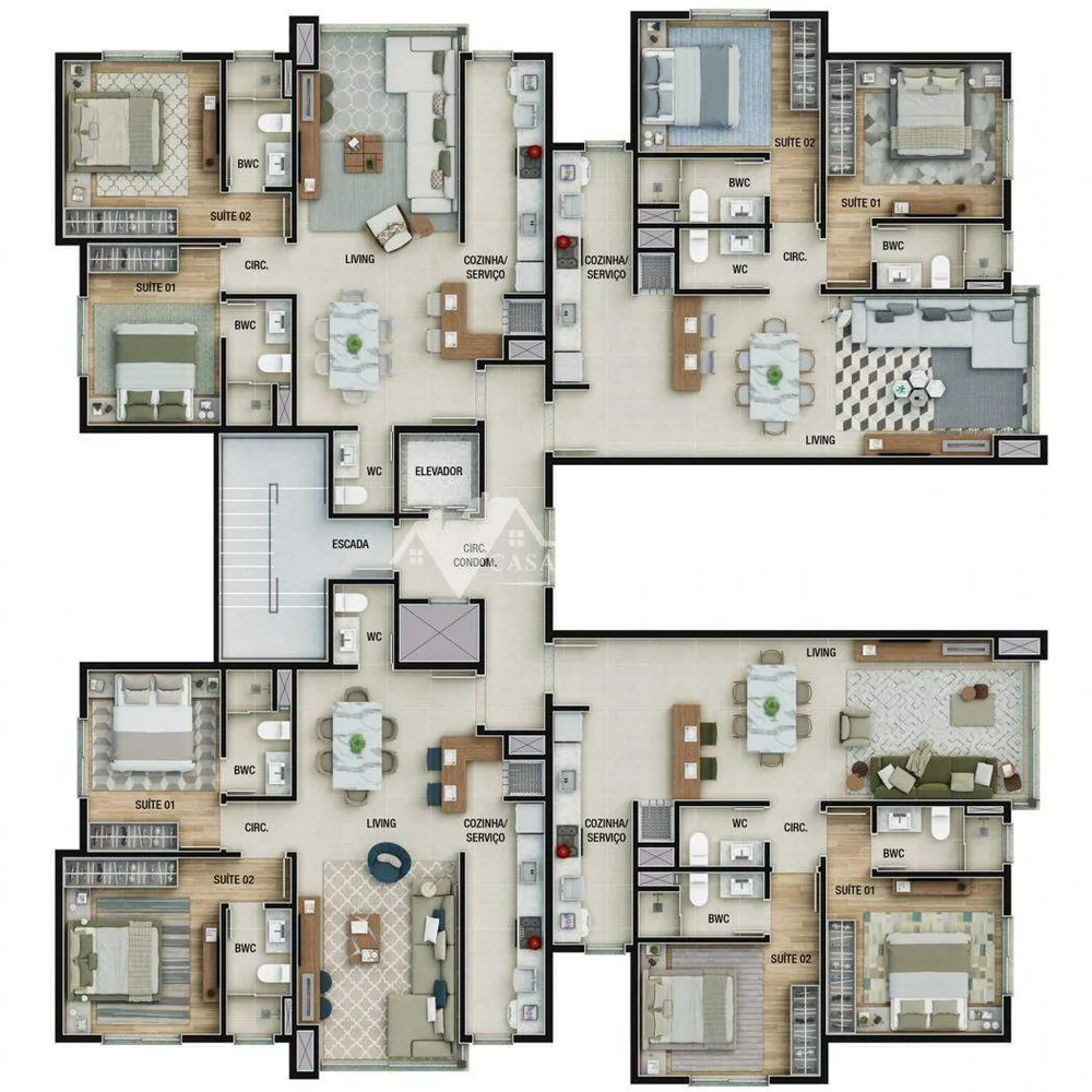 Apartamento, 2 quartos, 80 m² - Foto 17