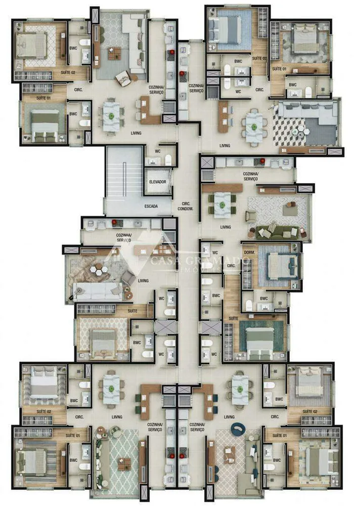 Apartamento, 2 quartos, 80 m² - Foto 19