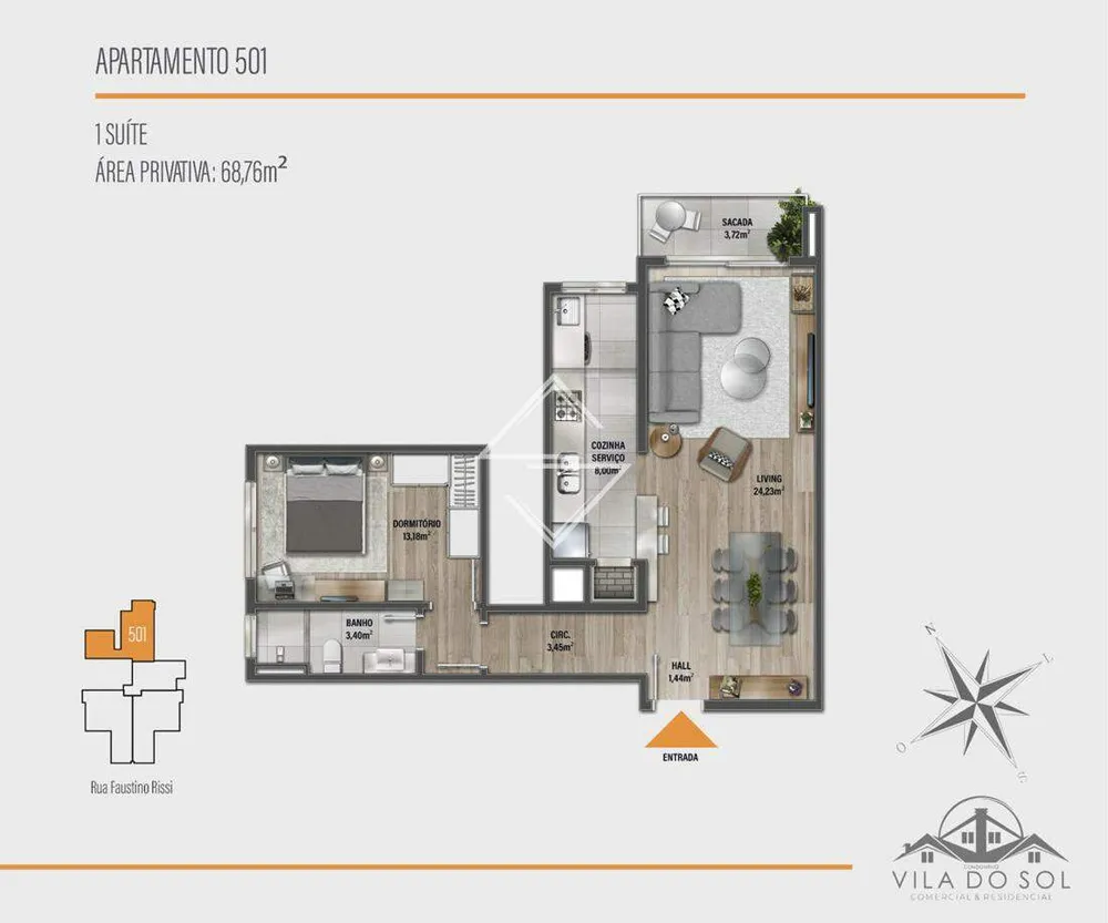 Apartamento, 2 quartos, 80 m² - Foto 10