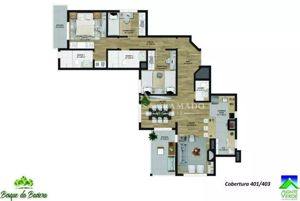 Apartamento, 3 quartos, 152 m² - Foto 7