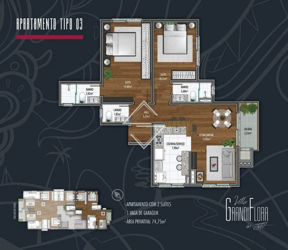 Apartamento, 2 quartos, 93 m² - Foto 20