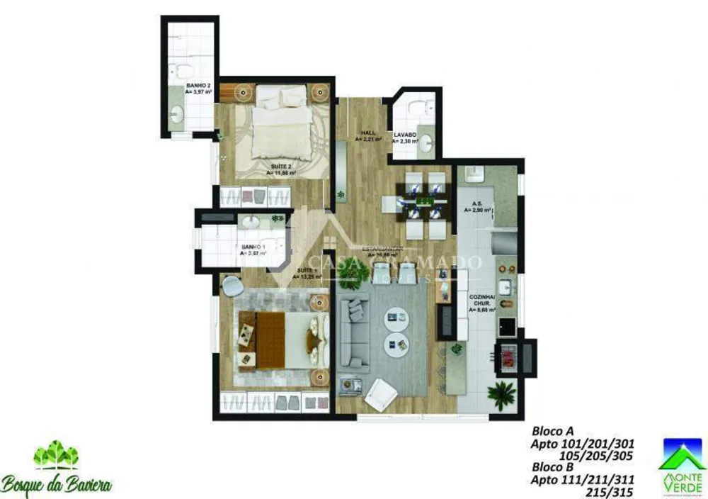 Apartamento, 3 quartos, 197 m² - Foto 16