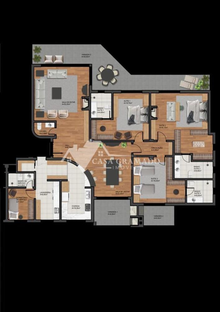 Apartamento, 3 quartos, 307 m² - Foto 14