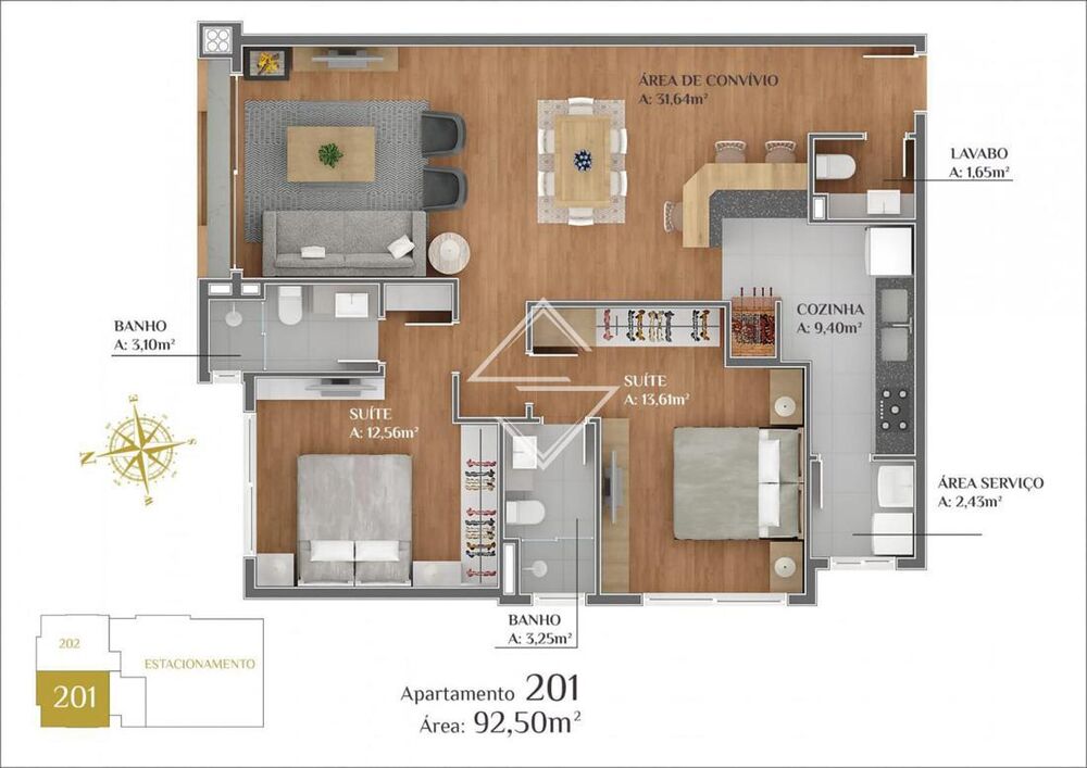 Apartamento, 2 quartos, 87 m² - Foto 7