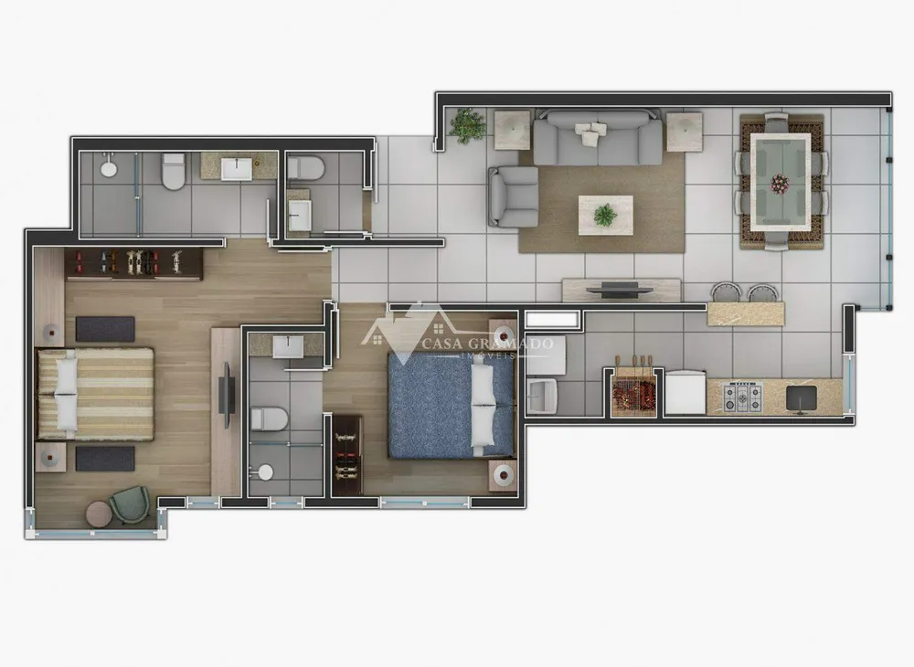 Apartamento, 2 quartos, 71 m² - Foto 34