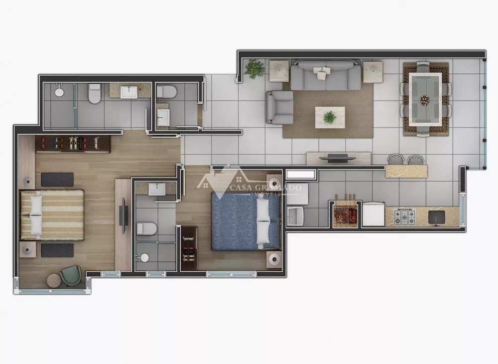 Apartamento, 2 quartos, 71 m² - Foto 32