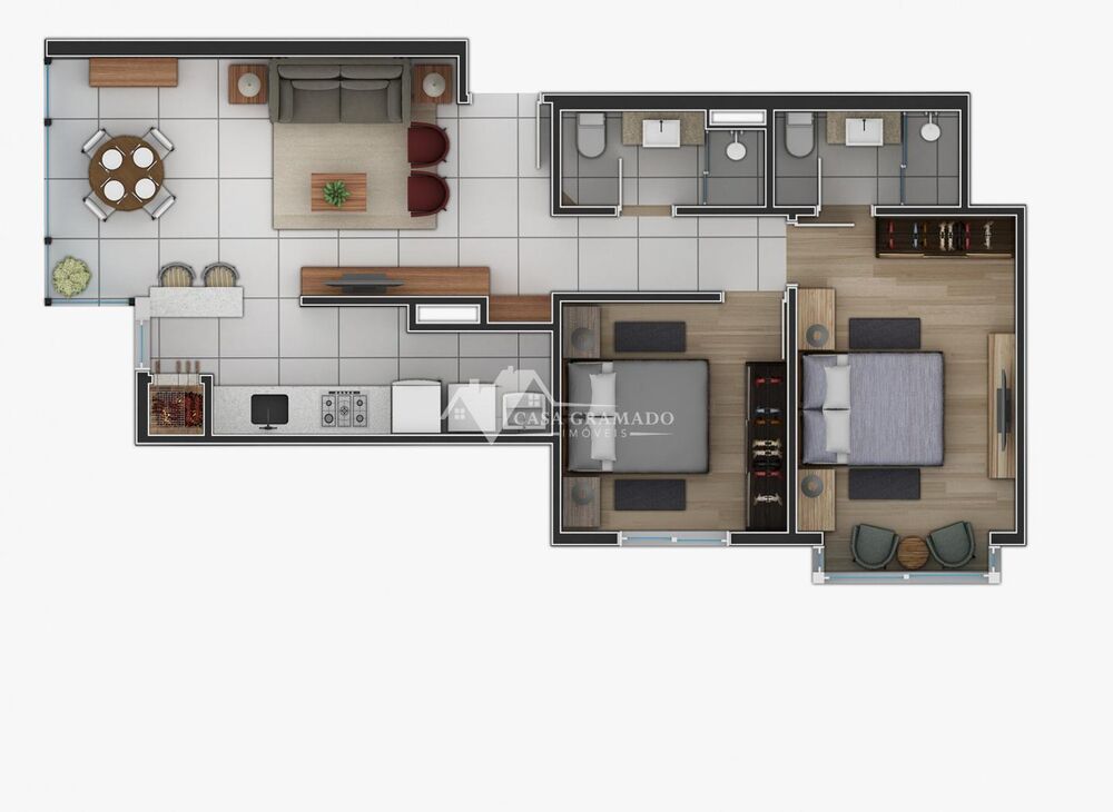 Apartamento, 2 quartos, 71 m² - Foto 22